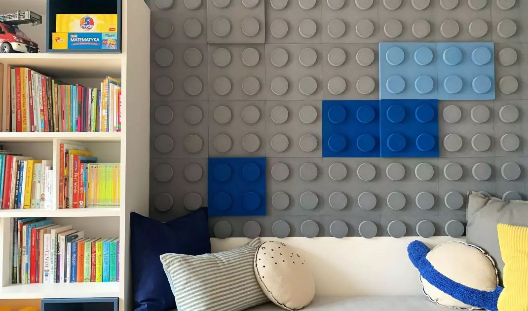 Pokój z motywem klocków Lego