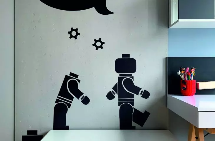 Lego-themed room