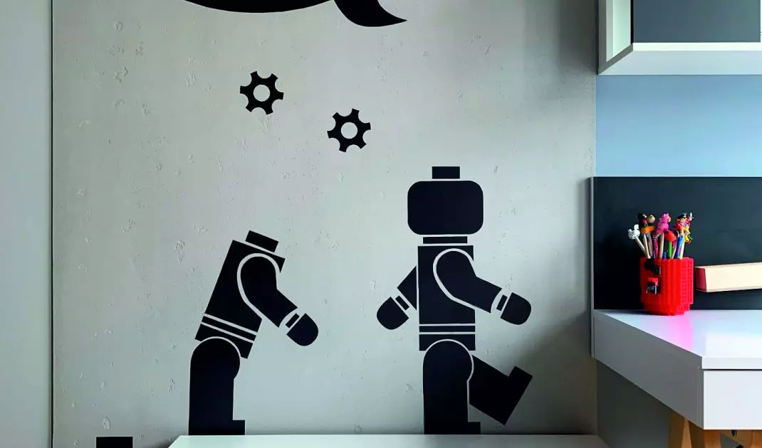 Pokój z motywem klocków Lego