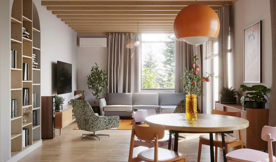 Widok na salon