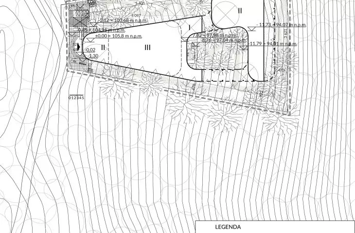 Berlin office building design, site development project