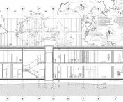 Berlin office building project, cross-section B-B