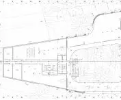 Berlin office building project, 0 level plan
