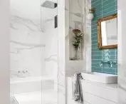 Neolith sintered stone in bathrooms