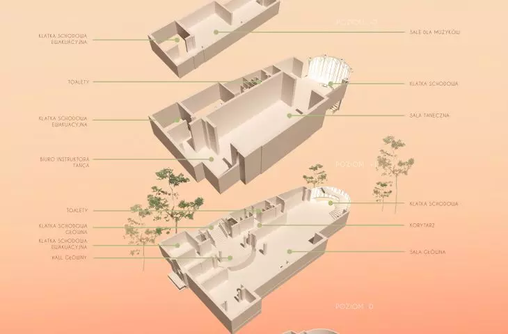 Design of the Jazz and Swing Center 