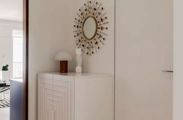 white hallway