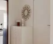 white hallway