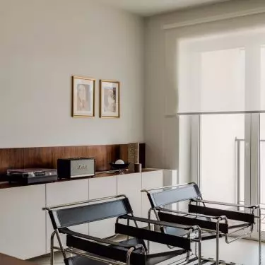 Wassily armchairs designed by Marcel Breuer