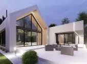 Nowoczesny i efektowny projekt domu w stylu nowoczesnej stodoły