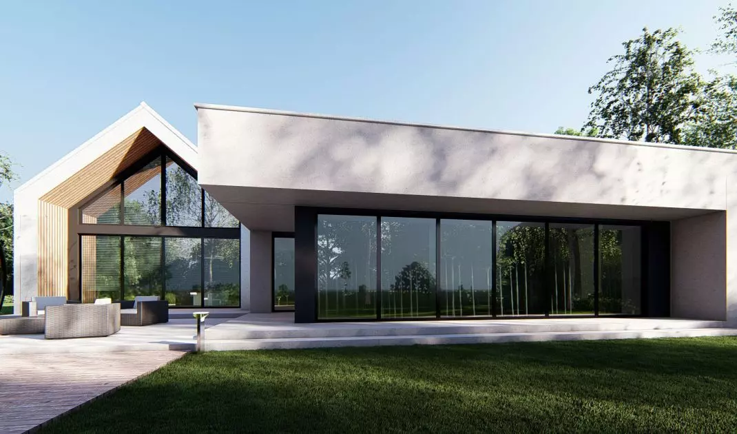 Nowoczesny i efektowny projekt domu w stylu nowoczesnej stodoły