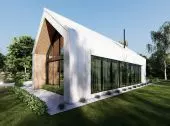 Nowoczesny i efektowny projekt domu w stylu nowoczesnej stodoły