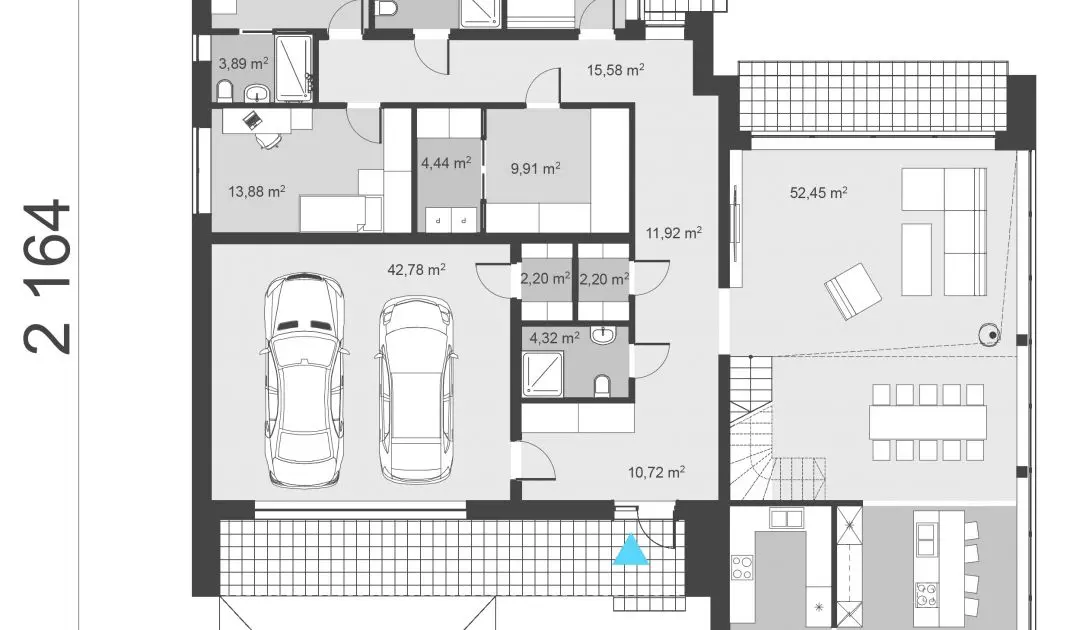 Nowoczesny i efektowny projekt domu w stylu nowoczesnej stodoły