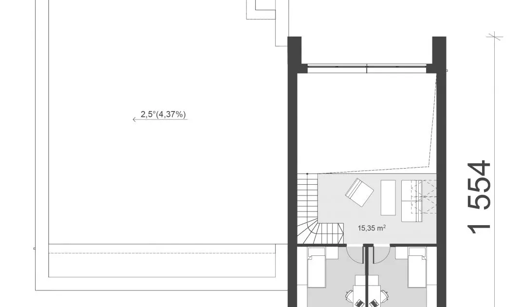 Nowoczesny i efektowny projekt domu w stylu nowoczesnej stodoły