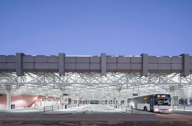Zvonarka bus station in Brno