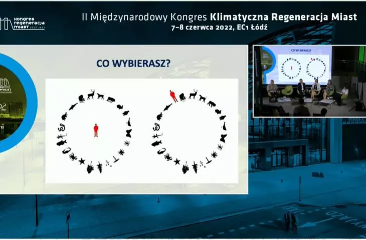 Dr. Katarzyna Zielonko-Jung stressed that there is a need to return to the earlier model - man as a part of nature, not its center