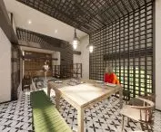 Interior of ceramics and small-scale sculpture studio 