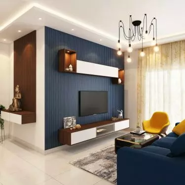 Modern chandelier models are made of metal in muted colors