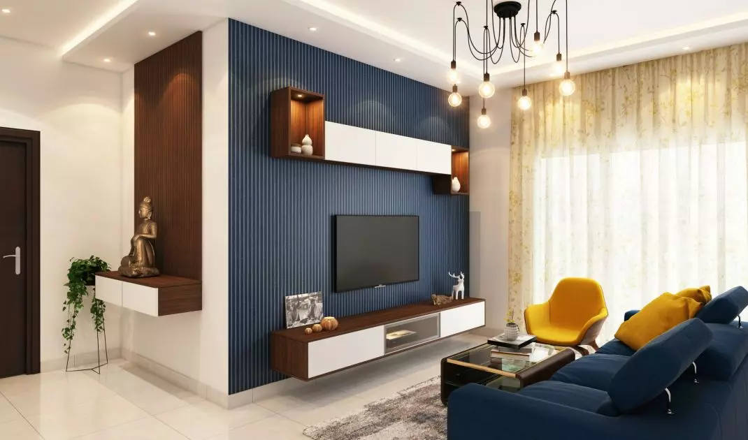Modern chandelier models are made of metal in muted colors