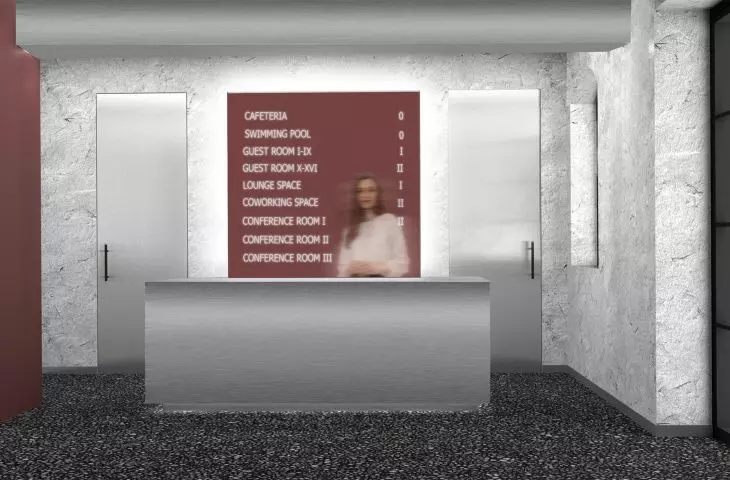 Professor's house - reception area