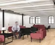 Rest area on the 1st floor