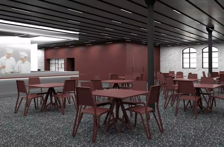 Interior of the canteen