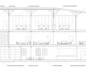Professor's House. Cross-section A-A
