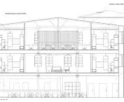 Professor's House. B-B cross section