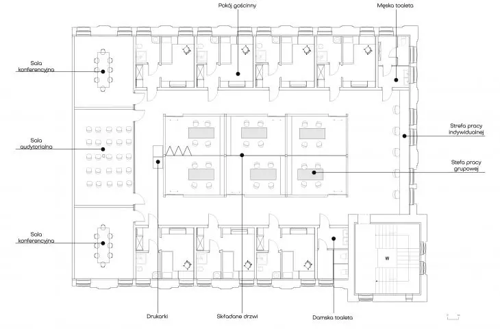 Professors' House. 2nd floor plan