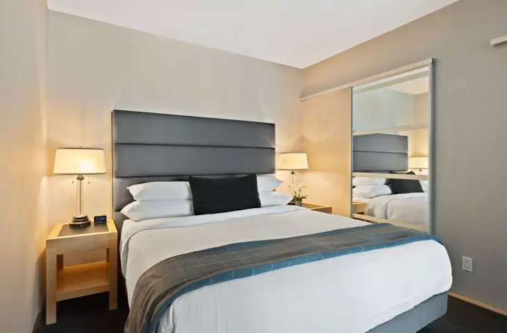 Mirrors will optically enlarge the space