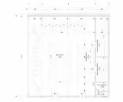 Fragment of the first floor plan of the center