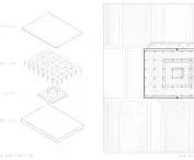 Projekt „Grid of Agreement”, aksonometria i rzut
