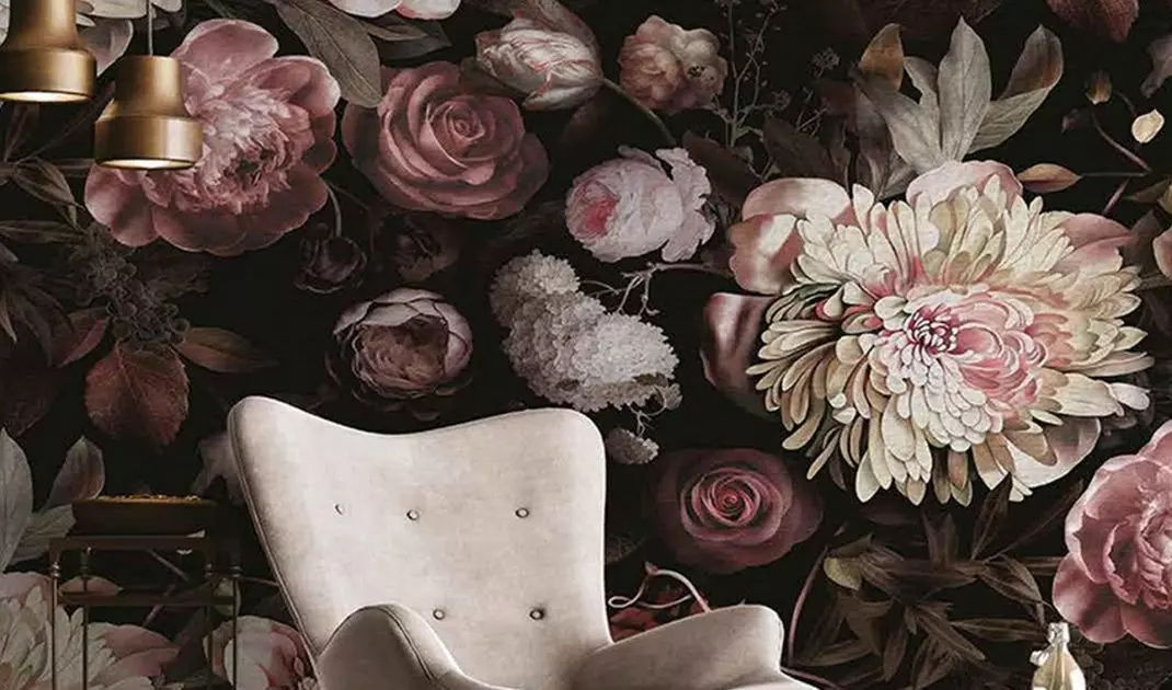 Flower mural