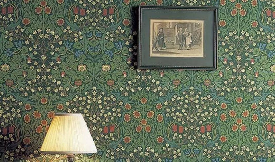 Wallpaper pattern designed by William Morris