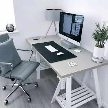 A key element of the office is an ergonomic chair