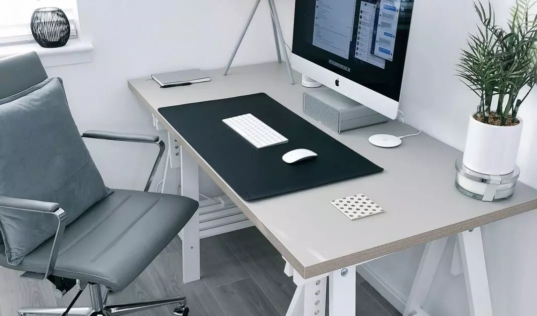 A key element of the office is an ergonomic chair