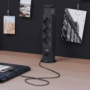 TUBUS extender fully slides into the countertop