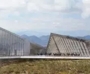 Projekt budynku centrum turystycznego na wulkanie Nemrut