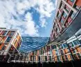Courtyard of the new building of the Institute of Geophysics of the Faculty of Physics of the University of Warsaw