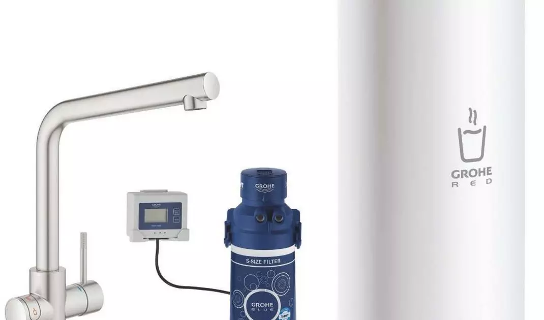 A set of components, giving you the ability to draw boiling water straight from the tap