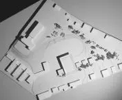 Top view of the mock-up