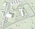 Projekt domu kultury w Grójcu, plan zagospodarowania terenu