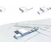 Design of community center in Grójec, layout
