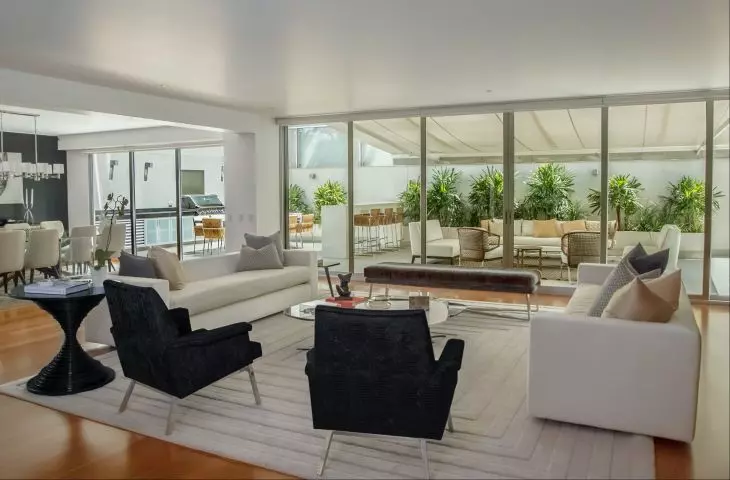 Large glazing will help to provide adequate natural light