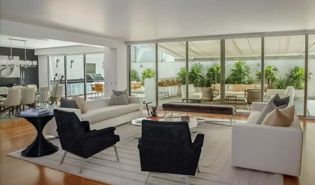 Large glazing will help to provide adequate natural light