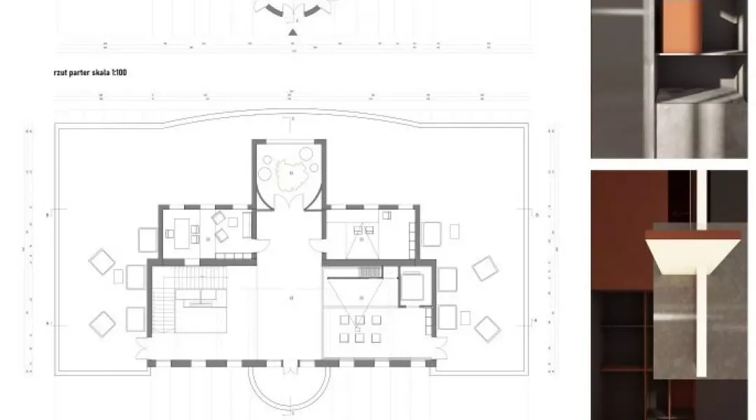 I Nagroda w kategorii Wnętrze niemieszkalne, Nagroda Dziekana Wydziału Architektury PK
