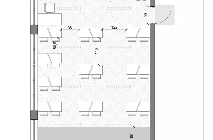 Barrier-free classroom projection