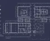 first floor plan, science building