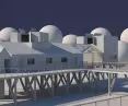 view of the observatory building