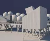 view of observation booths