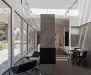 Showroom firmy Porcelanosa w Santiago